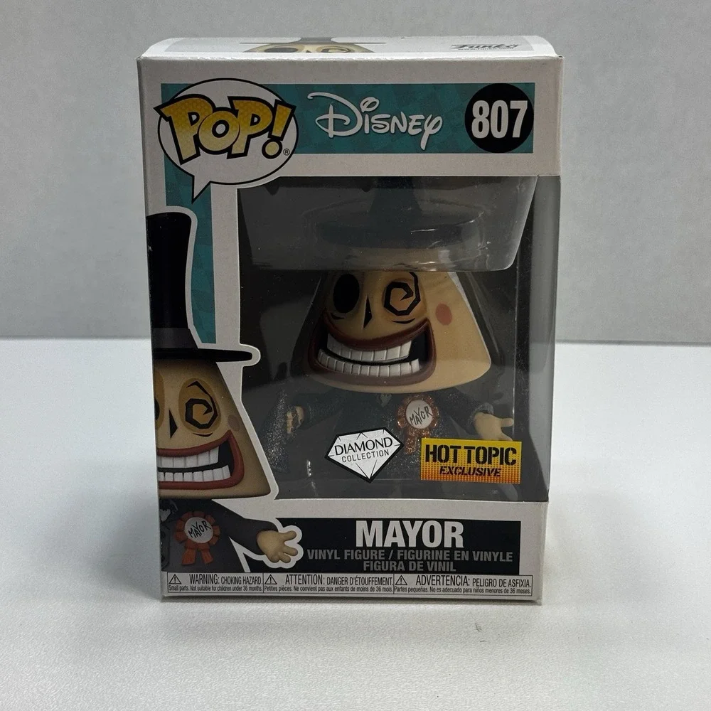 FUNKO Pop Vinyl Disney MAYOR (Diamond Glitter) Hot Topic Exclusive #807